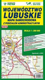 Mapa województwa lubuskiego - Administracyjno-Samochodowa 1:200 000. Wydawca: Wydawnictwo Kartograficzne. Dadada.pl Opakowanie Mapa województwa lubuskiego - Administracyjno-Samochodowa 1:200 000
