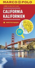 Mapa ZOOM System. Kalifornia 1:8 mil. MARCO POLO. Autor: Opracowanie zbiorowe. Dadada.pl Okładka książki Mapa ZOOM System. Kalifornia 1:8 mil. MARCO POLO