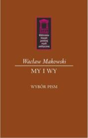 My i Wy. Autor: Wacław Makowski. Dadada.pl Okładka książki My i Wy