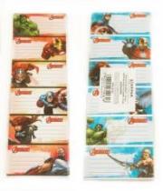 Opakowanie Naklejki na zeszyt STK Avengers