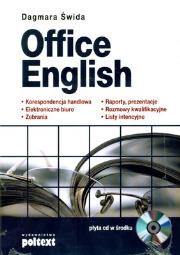 Office English + CD. Autor: Dagmara Świda. Dadada.pl Okładka książki Office English + CD