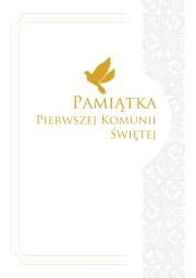 Okładka książki Pamiątka Pierwszej Komunii Świętej A4