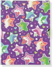 Opakowanie Pamiętnik Zamykany Jednorożce w linię