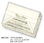 Opakowanie Papeteria box 10 kopert i 10 karnetów