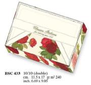 Opakowanie Papeteria box 10 kopert i 10 karnetów