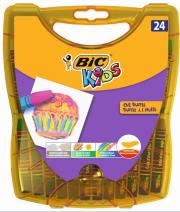 Pastele oil pastel plastic case 24EU. Wydawca: Bic. Dadada.pl Opakowanie Pastele oil pastel plastic case 24EU