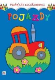 Pierwsze kolorowanki. Pojazdy. Autor: praca zbiorowa. Dadada.pl Okładka książki Pierwsze kolorowanki. Pojazdy