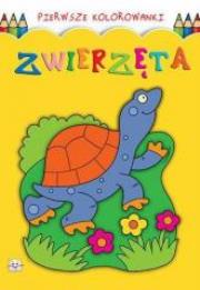 Pierwsze kolorowanki. Zwierzęta. Autor: praca zbiorowa. Dadada.pl Okładka książki Pierwsze kolorowanki. Zwierzęta