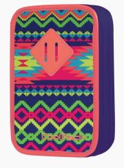 Opakowanie Piórnik dwukomorowy z wyposażeniem CoolPack Jumper Boho Electra