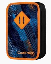 Opakowanie Piórnik dwukomorowy z wyposażeniem CoolPack Jumper Tire Tracks