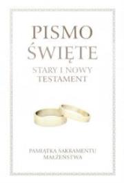 Opakowanie Pismo Święte ST i NT. Pamiątka Sak. Małżeństwa