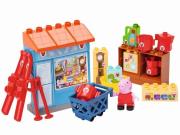PlayBIG Bloxx Peppa Sklep Pana Lisa, 29 elementów. Wydawca: Brimarex. Dadada.pl Opakowanie PlayBIG Bloxx Peppa Sklep Pana Lisa, 29 elementów