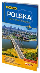 Opakowanie Polska mapa samochodowa, 1: 700 000 2017