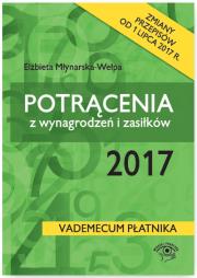 Okładka książki Potrącenia z wynagrodzeń i zasiłków 2017