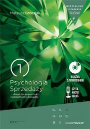 Psychologia sprzedaży- droga do sprawczości... +CD. Autor: Mateusz Grzesiak. Dadada.pl Okładka książki Psychologia sprzedaży- droga do sprawczości... +CD