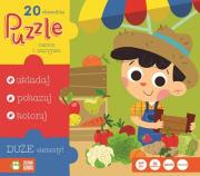 Opakowanie Puzzle 20 elementów Owoce i warzywa