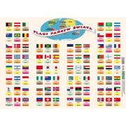 Opakowanie Puzzle flagi państw świata