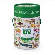Opakowanie Puzzle Gady i płazy 100
