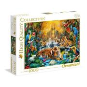 Puzzle High Quality Collection Mystic Tigers 1000. Wydawca: Clementoni. Dadada.pl Opakowanie Puzzle High Quality Collection Mystic Tigers 1000
