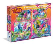 Opakowanie Puzzle Trolle 4 w 1