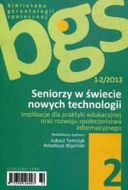 Opakowanie Seniorzy w świecie nowych technologii 1-2/2013