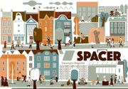Spacer (okładka komercyjna). Autor: Katarzyna Bogucka (ilustr.). Dadada.pl Okładka książki Spacer (okładka komercyjna)