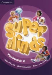 Super Minds Flashcards 6. Autor: Puchta Herbert, Gerngross Gunter, Lewis-Jones Peter. Dadada.pl Okładka książki Super Minds Flashcards 6