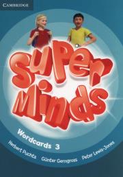 Super Minds Wordcards. Autor: Puchta Herbert, Gerngross Gunther, Lewis-Jones Peter. Dadada.pl Okładka książki Super Minds Wordcards