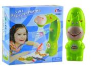 Opakowanie Tablica projektor rzutnik żyrafa + zeszyt + pisaki