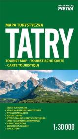 Tatry mapa turystyczna 1:30 000. Wydawca: Wydawnictwo Kartograficzne. Dadada.pl Opakowanie Tatry mapa turystyczna 1:30 000