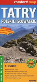 Tatry Polskie i Słowackie 1:55 000. Wydawca: ExpressMap. Dadada.pl Opakowanie Tatry Polskie i Słowackie 1:55 000