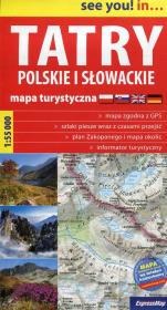 Opakowanie Tatry polskie i słowackie mapa turystyczna 1:55 000