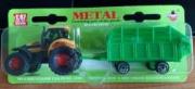 Opakowanie Traktor metalowy 17cm z akcesoriami
