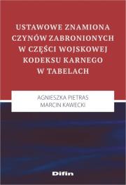 Okładka książki Ustawowe znamiona czynów zabronionych w części wojskowej kodeksu karnego w tabelach