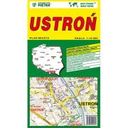 Opakowanie Ustroń mapa samochodowa 1:16 000