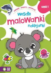 Okładka książki Wesołe Malowanki Naklejanki 1