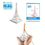 Opakowanie Wieża Eiffla z tektury do składania DIY