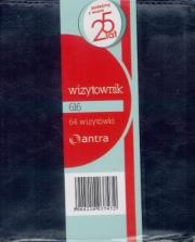 Opakowanie Wizytownik 64 dwuklatkowy 616 granatowy ANTRA
