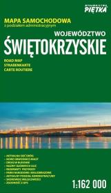 Województwo świętokrzyskie mapa samochodowa 1:162 000. Wydawca: Wydawnictwo Kartograficzne. Dadada.pl Opakowanie Województwo świętokrzyskie mapa samochodowa 1:162 000