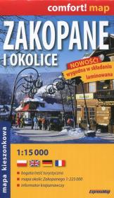 Zakopane i okolice mapa kieszonkowa 1:15 000. Wydawca: ExpressMap. Dadada.pl Opakowanie Zakopane i okolice mapa kieszonkowa 1:15 000