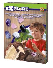 Opakowanie Zbieraj kamienie szlachetne różowe