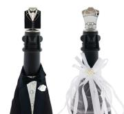 Opakowanie Zestaw 2 zatyczki do wina Młoda Para