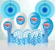 Opakowanie Zestaw imprezowy dla chłopca niebieski