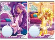 Opakowanie Zeszyt A5 w kratkę 16 kartek Star Darlings 10 sztuk mix