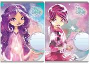 Opakowanie Zeszyt A5 w kratkę 32 kartki Star Darlings 10 sztuk mix