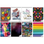 Opakowanie Zeszyt A5 w linie 60 kartek 10 sztuk mix