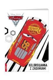 Auta 3. Kolorowanka z zadaniami. Autor: praca zbiorowa. Dadada.pl Okładka książki Auta 3. Kolorowanka z zadaniami