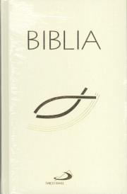 Okładka książki Biblia z rybką biała