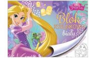 Opakowanie Blok rysunkowy A4 Księżniczki 20 kartek z pierwszą stroną do kolorowania 10 sztuk