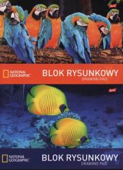 Opakowanie Blok rysunkowy A4 National Geographic 20 kartek 10 sztuk mix